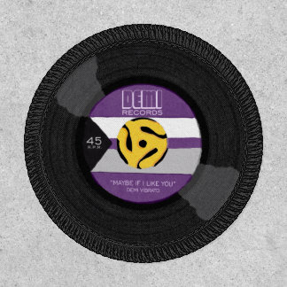 Demi Records Demisexual Pride Vinyl LGBTQ Patch