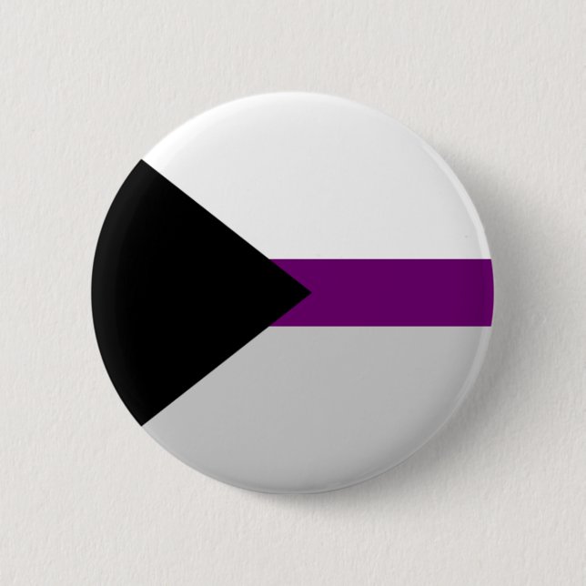 Demi-sexual flag button. button (Front)