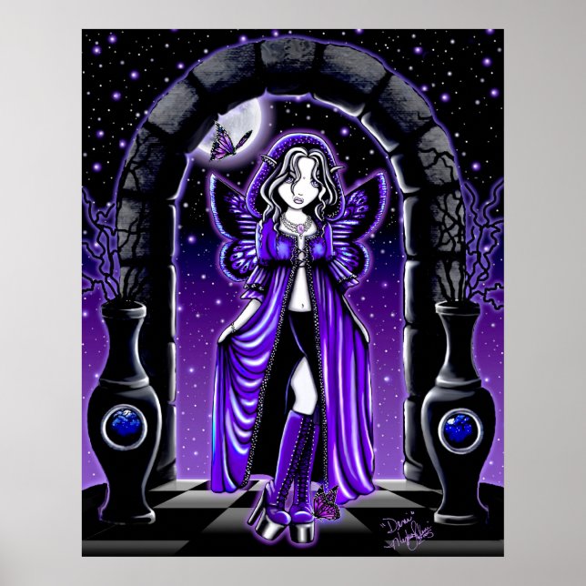 Demi Twilight Moon Butterfly Fairy Poster (Front)