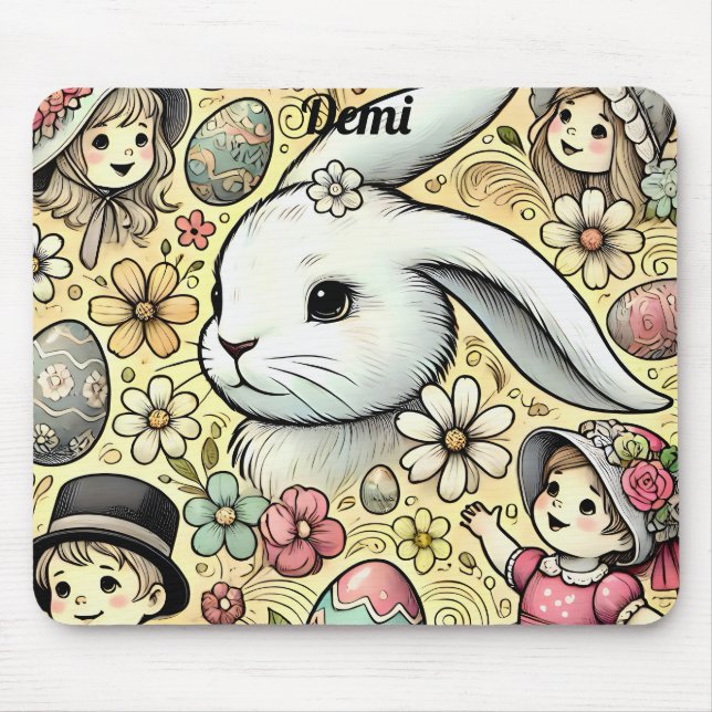 DEMI ~ Vintage Easter ~  Mouse Pad (Front)