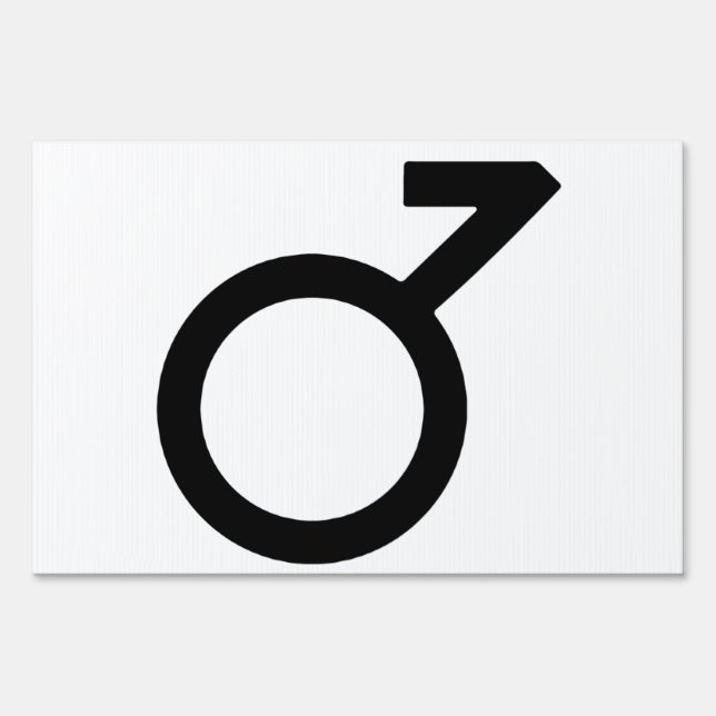 Demiboy Gender Symbol Sign (Front)