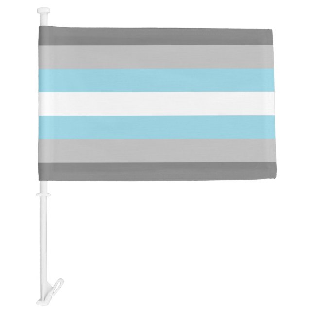 Demiboy Pride Car Flag (Front)