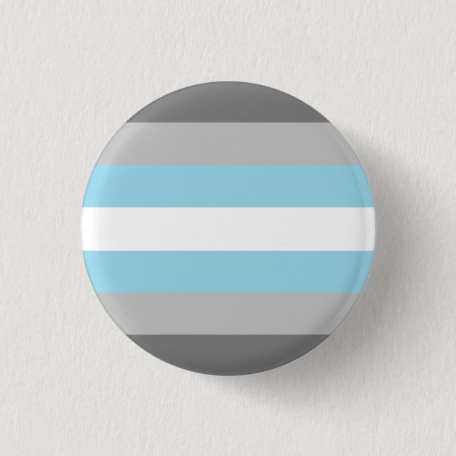 Demiboy Pride Flag Badge Button (Front)