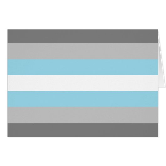 Demiboy Pride Flag Cards (Front Horizontal)