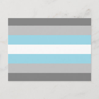 Demiboy Pride Flag Postcard