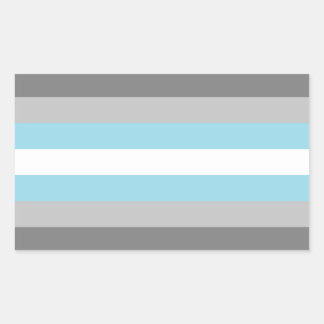 Demiboy Pride Rectangular Sticker