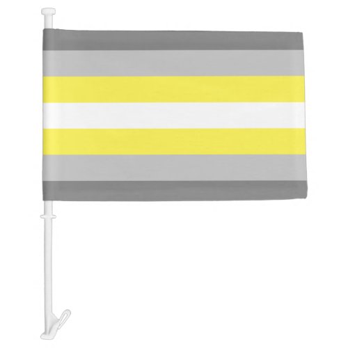 Demigender Pride Car Flag