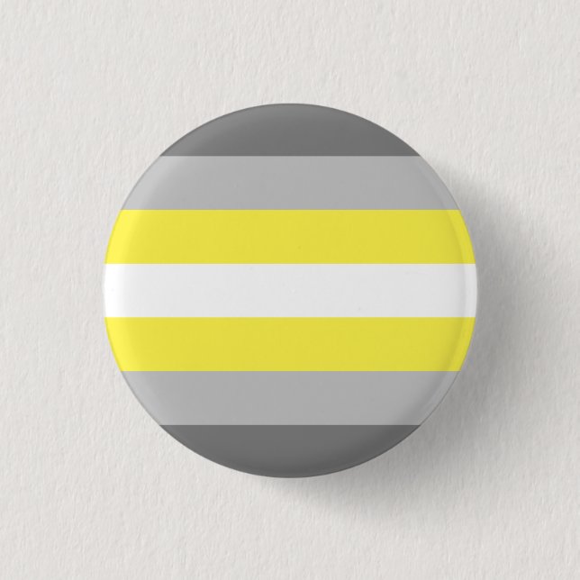 Demigender Pride Flag Button (Front)