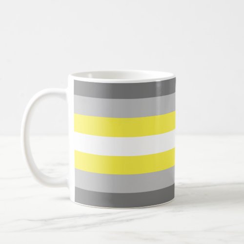 Demigender Pride Flag Coffee Mug