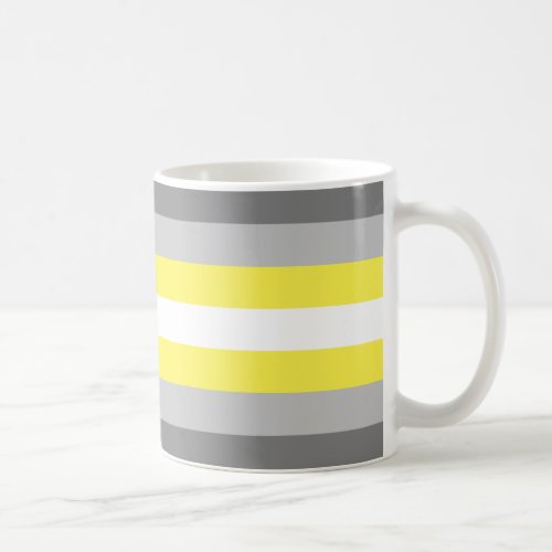 Demigender Pride Flag Coffee Mug