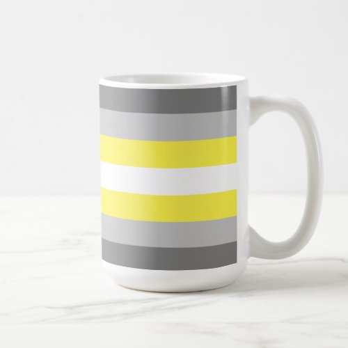 Demigender Pride Flag Coffee Mug