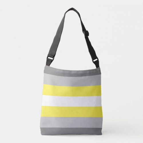 Demigender Pride Flag Crossbody Bag