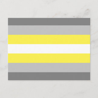Demigender Pride Flag Postcard