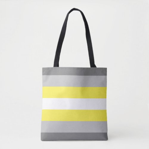 Demigender Pride Flag Tote Bag