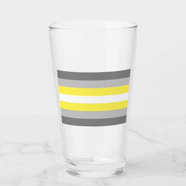 Demigender Pride Glass (Front)