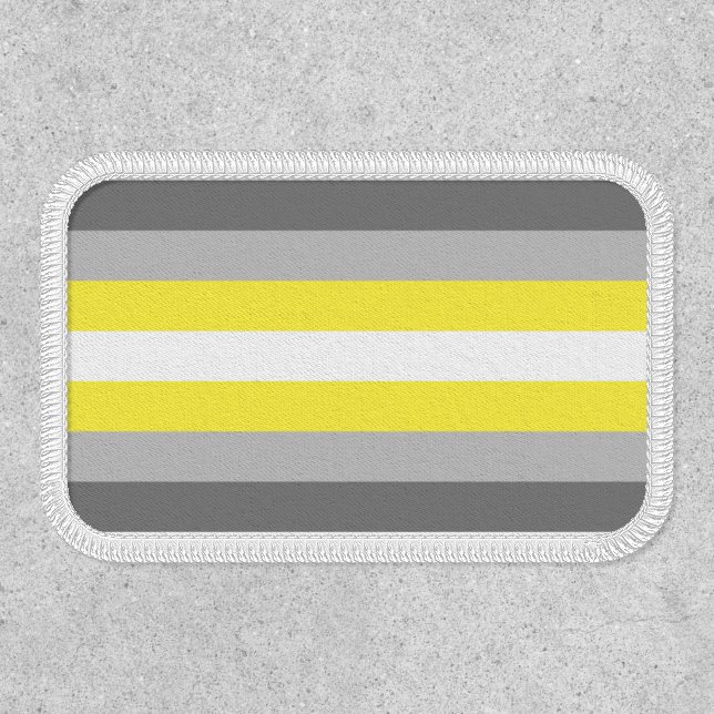 Demigender Pride Patch (Front)