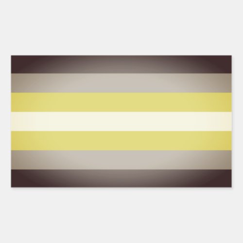 Demigender Pride Rectangular Sticker