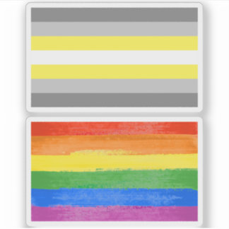 Demigender Pride Sticker