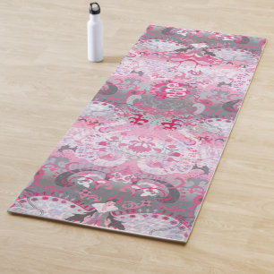 Demigirl Dragon Damask - Stylish Pride Flag Colors Yoga Mat