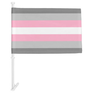 Demigirl Pride Car Flag