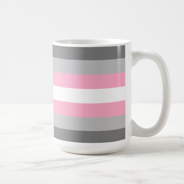 Demigirl Pride Flag Coffee Mug (Right)