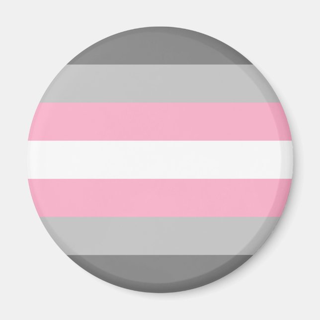 Demigirl Pride Flag Magnet (Front)