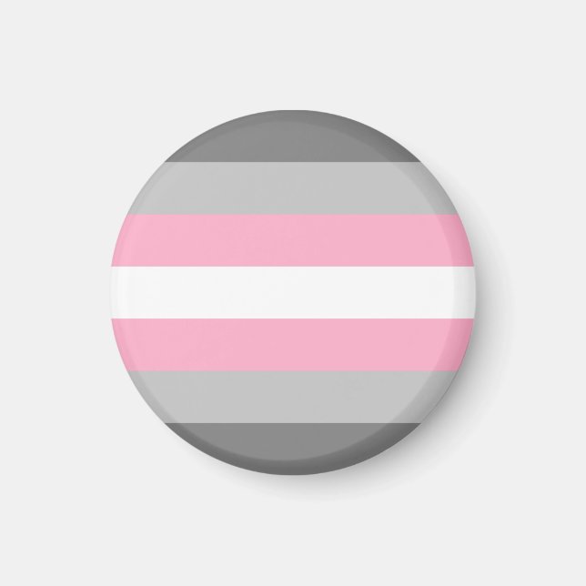 Demigirl Pride Flag Magnet (Front)