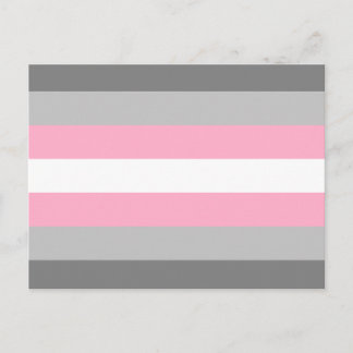 Demigirl Pride Flag Postcard
