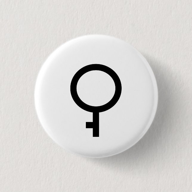 Demigirl Symbol Button (Front)