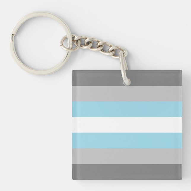 Demiguy Flag Keychain (Front)