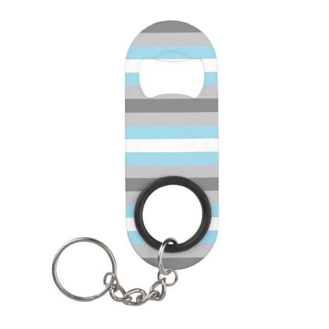 Demiguy Flag Keychain Bottle Opener (Front)