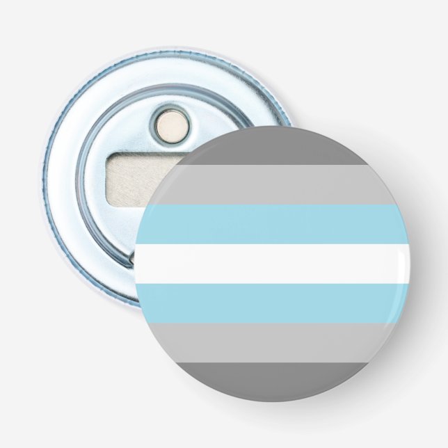 Demiguy Flag LGBT Bottle Opener (Front)