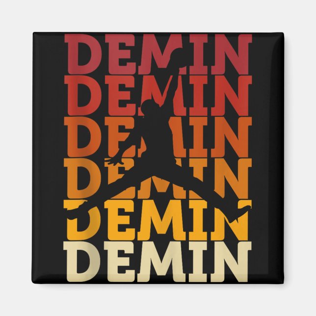 Demin Amazing Basketball Inspire Fan Tank Top_3  Magnet (Front)