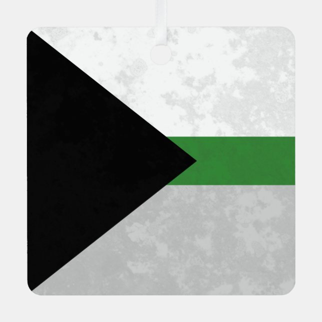 Demiromantic Metal Ornament (Front)