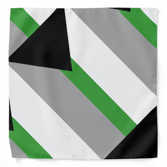 Demiromantic Pride Bandana (Front)