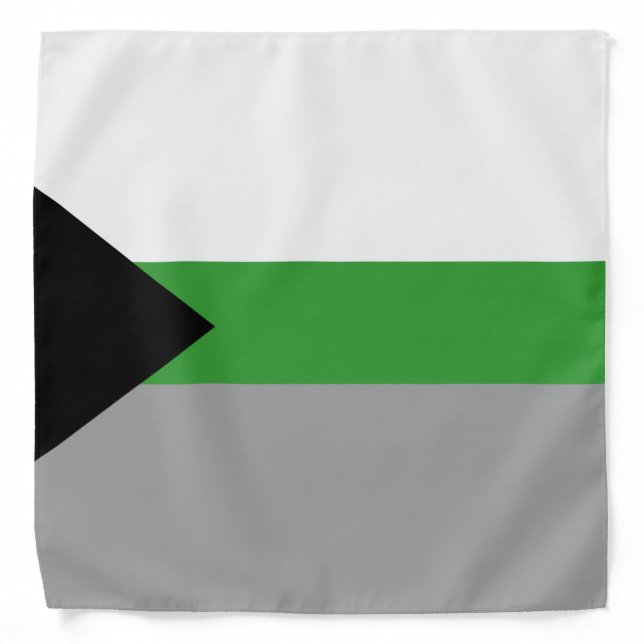 Demiromantic Pride Bandana (Front)
