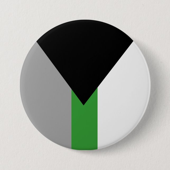 Demiromantic Pride Flag Button (Front)