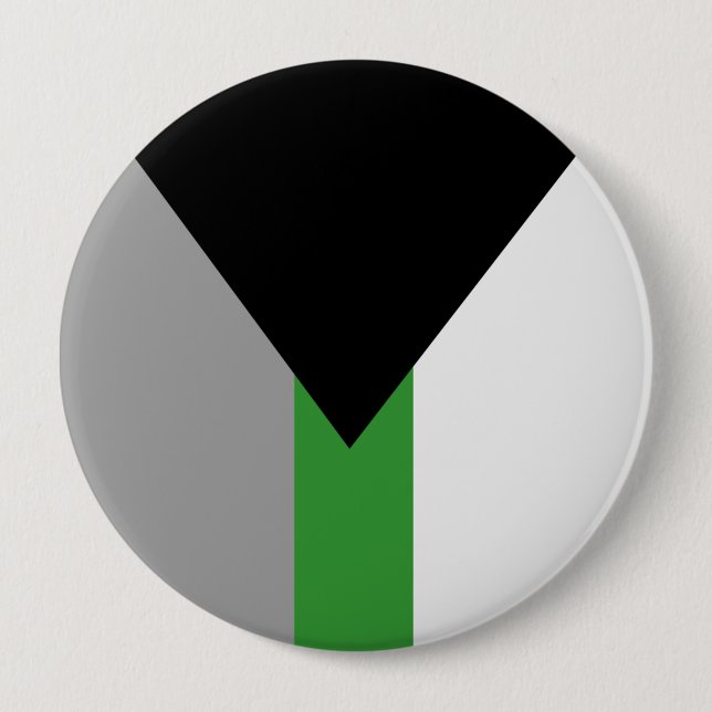 Demiromantic Pride Flag Button (Front)
