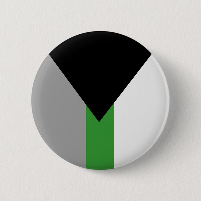 Demiromantic Pride Flag Button (Front)