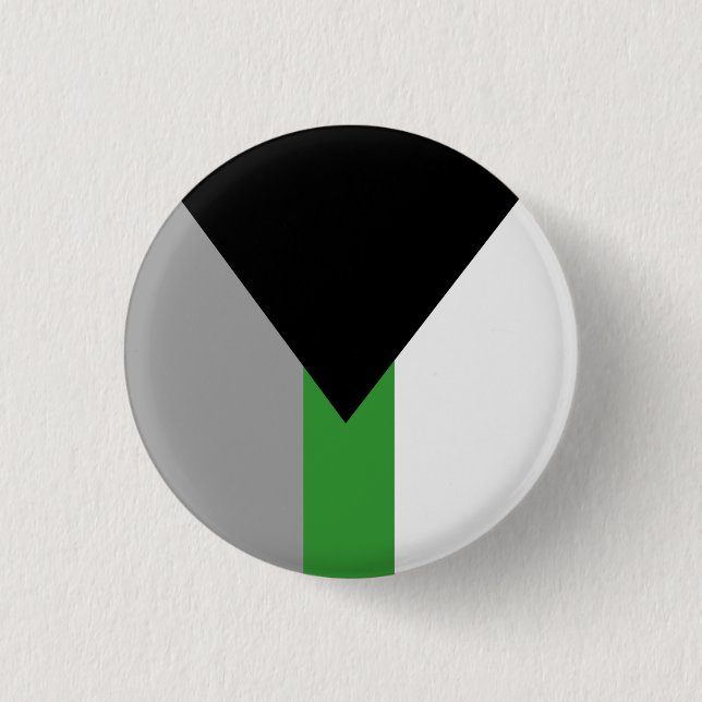 Demiromantic Pride Flag Button (Front)