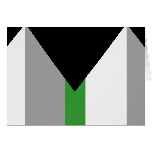 Demiromantic Pride Flag Cards (Front Horizontal)