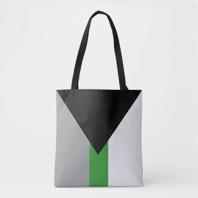 Demiromantic Pride Flag Tote Bag (Front)