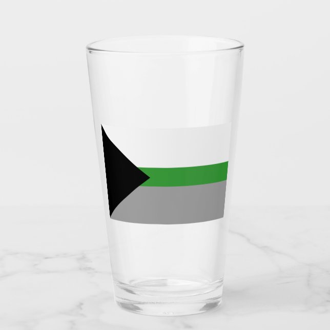 Demiromantic Pride Glass (Front)