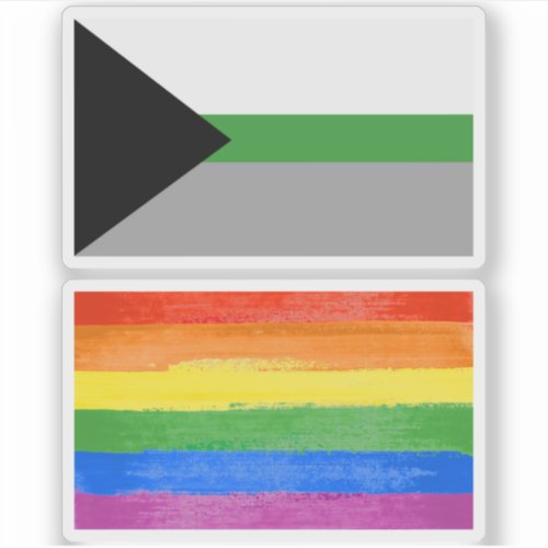 Demiromantic Pride Sticker