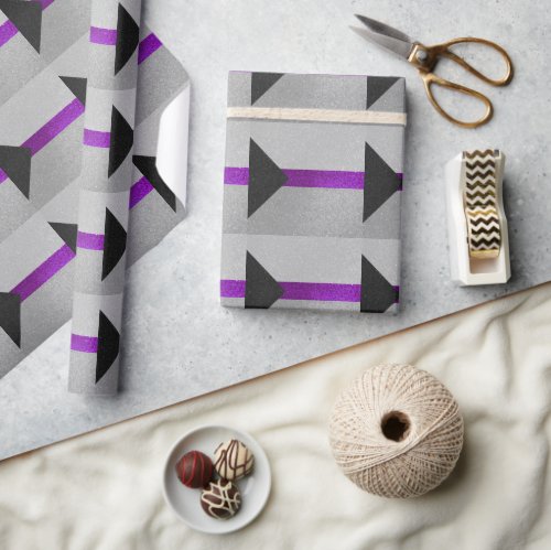 Demisexual Gay Pride Flag Queer Glitter LGBTQIA Wrapping Paper