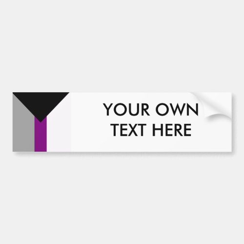 DEMISEXUAL PRIDE BUMPER STICKER