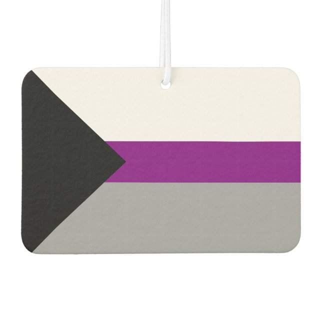 Demisexual Pride Car Air Freshener (Front)
