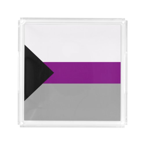 DEMISEXUAL PRIDE FLAG ACRYLIC TRAY