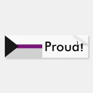 Demisexual Pride Flag Bumper Sticker