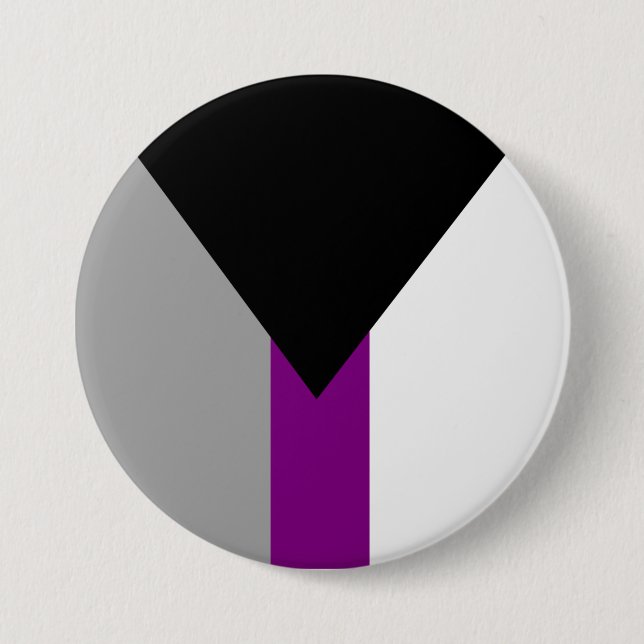 Demisexual Pride Flag Button (Front)